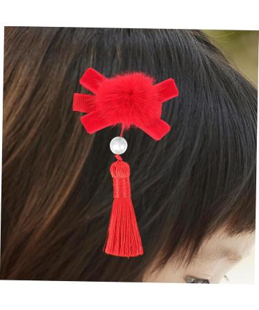 FRCOLOR Qipao Headpiece 1 Pair Kids Hair Accessories Hair Barrettes for Girls Hair Jewels for Women Chinese Hair Accessories Accesorios Para Hair Tassel Women's Cloth Issue Card Cheongsam - Buy Online on GoSupps.com