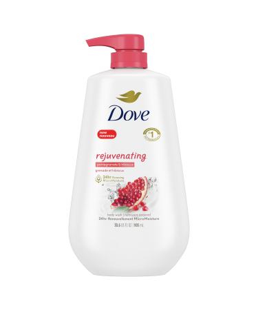 Body Wash Rejuvenating Pomegranate & Hibiscus for Renewed Healthy-Looking Skin Gentle Skin Cleanser with 24hr Renewing MicroMoisture 30.6 oz