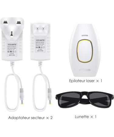 IPL Hair Removal System by LifeBasis - 300,000 Flashes, Painless Beauty Device for Body, Face, Underarms, and Bikini Line - Touch LCD Display - Buy Online on GoSupps.com