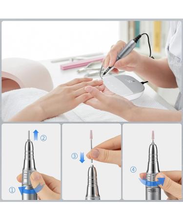 Buy Madenia Electric Nail Maser TouchPro - 35000 RPM Professional Nail File Set with HD Display & 6 Bits for Manicure & Pedicure | International Shipping Available - Buy Online on GoSupps.com