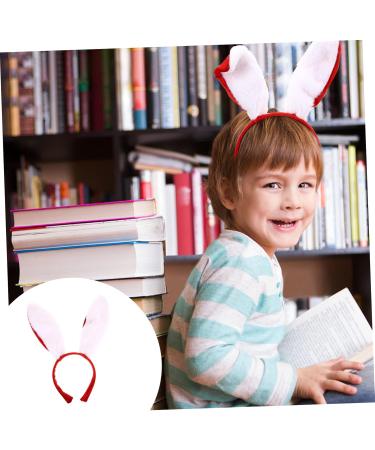 FRCOLOR Headband Hair Jewels for Women Girl Hair Accessories Stuffed Bunny for Hair Accessory for Costumes Outfit Bunny Costume Accessories Rabbit Ears Props Women's Fabric Red - Buy Online on GoSupps.com