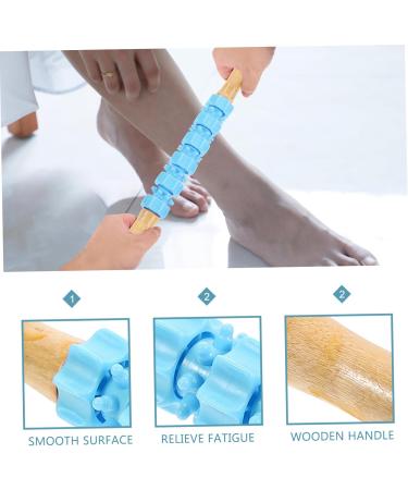 Healeved Scrollrad Muscle Roller - Handmade Wooden & Carbon Steel Yoga Massage Device for Leg & Body Relief | Best Fitness Equipment - Buy Online on GoSupps.com