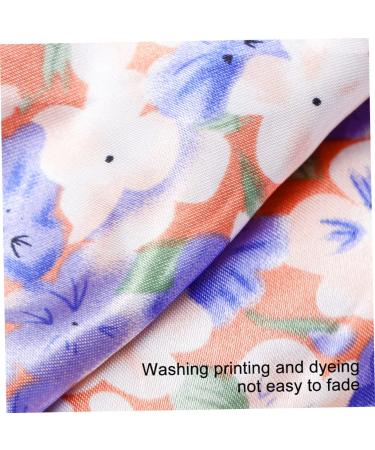 Hemoton Kids Shower Cap - Adjustable Double Layer Flowers Blue Bath Hat for Night Sleeping - Buy Online on GoSupps.com