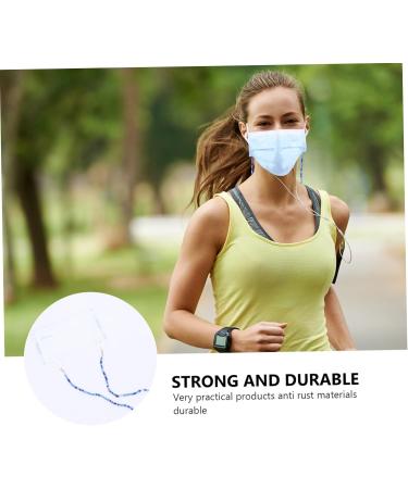 Clispeed 2 PC Adjustable Glasses Mask Chain Holder | Eyewear Band for Face Cover Sunglasses & Reading Glasses | 50cm Bead Chain Strap - Buy Online on GoSupps.com