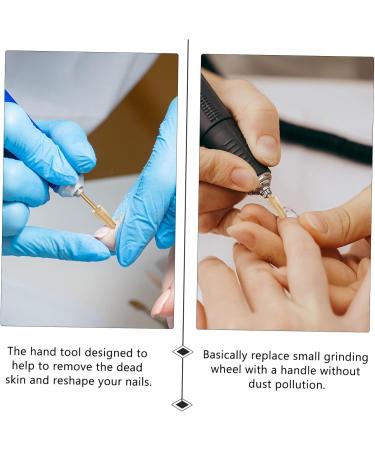 FOMIYES nail polisher cuticle drill bits nail gel drill bit gel polishing head carbide nail drill bit portable nail nail cleaner tool manicure file bits plastic sander Exfoliating - Buy Online on GoSupps.com