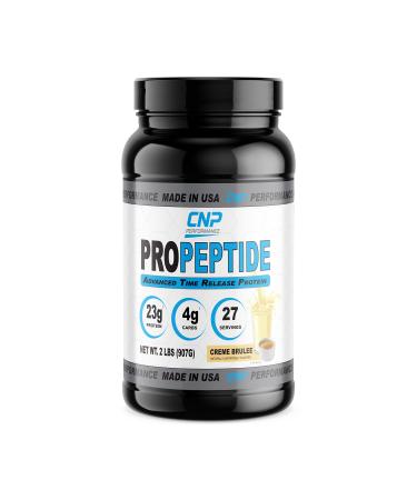 / ProPeptide Whey Protein Powder Professional Grade Bulk Sizes Made in USA (Creme Brulee 2 Pound) Creme Brulee 2 Pound (Pack of 1)