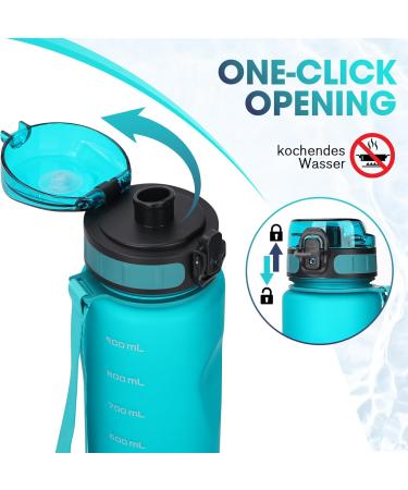 Buy Aoprel 1L Sport Drinking Bottle - Leak-Proof BPA-Free Ideal for Outdoor School & Camping - Buy Online on GoSupps.com