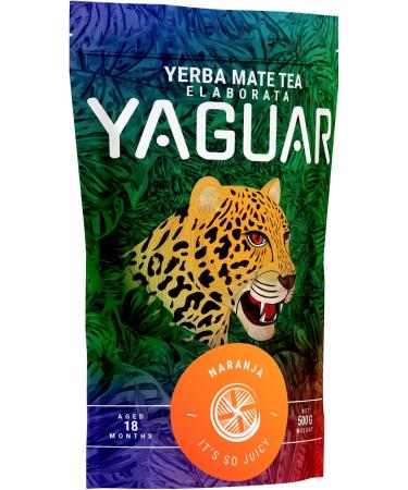 Venusti sp Z oo Yaguar Naranja 05 kg Brazilian yerba mate with orange 500 g Delicious taste Power of Natural Caffeine Wonderfully warm and cold Traditional production methods - Buy Online on GoSupps.com