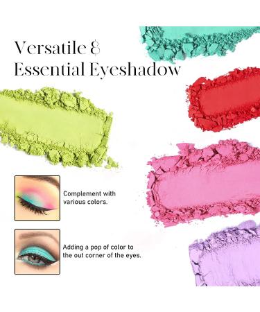 BEHOLAN Matte Red Eyeshadow Palette & Eyeliner Set for Vampire Blood Makeup - Buy Online on GoSupps.com