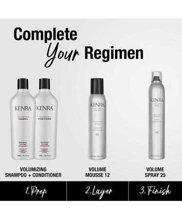Kenra Volume Mousse 12 - Medium Hold, Non-Drying, Lightweight Formula | Controls Styling, Tames Frizz, Conditions | All Hair Types | 8 oz - Buy Online on GoSupps.com