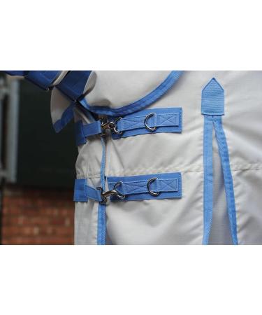 Weatherbeeta Sweet Itch Shield Combo Neck Fly Rug 7ft - White & Blue | Best Protection for Horses | International Shipping Available - Buy Online on GoSupps.com