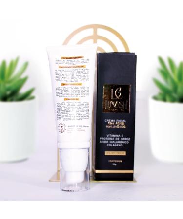 LINASH Facial Cream with Hyaluronic Acid and Vitamin C - Buy Online on GoSupps.com