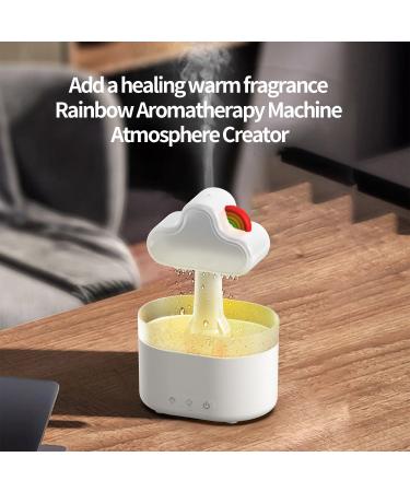 Rain Cloud Humidifier & Essential Oils Diffuser - 500ml Aromatherapy with 7 LED Night Light for Home & Office - Buy Online on GoSupps.com