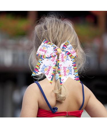 Xtauaguh Hair Bow Barrettes | Back to School Girls Hair Barrettes - Cute Decorative Hair Clips Hair Accessories for Daily Life Travel School - Buy Online on GoSupps.com