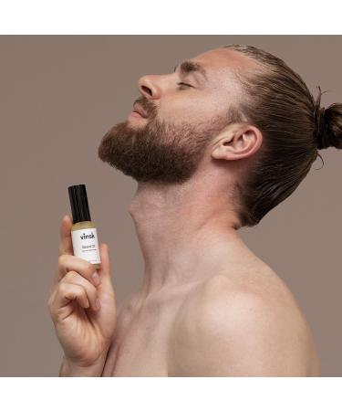Vinsk Premium Beard Oil for Men 30ml | 100% Natural Moisturizer for Three-Day to Full Beards | Soft & Radiant Beard Softener - Buy Online on GoSupps.com