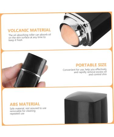Housoutil 3 Pcs Facial Oil Absorbing Ball Skincare Tool Facial Oil Cleaning Roller Facial Oil Control Tool Blackx3pcs 1 count (Pack of 1) - Buy Online on GoSupps.com