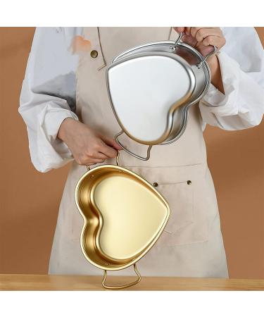 TREGOO Pan Heart-Shaped Stainless Steel Saucepan Kitchen Frying Pan Soup Ramen Seafood Cooking Pots Household Kitchenware Utensils - Buy Online on GoSupps.com