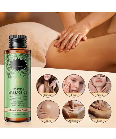 Jojoba Oil for Skin - Anti Aging Moisturizing Nourishing Jojoba Oil - Jojoba Oil for Hair Face Neck Back Legs - Face Oil - Body Oil - Anti-Wrinkle - Improving Dryness - Soft and Delicate Smooth Skin - Buy Online on GoSupps.com