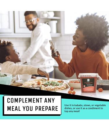 Marmara Foods Aleppo Flaked Red Pepper 8oz - Bulk All Natural Chili Flakes | Mild Heat Spice for Any Dish | No Preservatives & MSG-Free - Buy Online on GoSupps.com