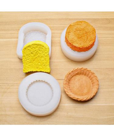 HOMSFOU 2pcs Cake Mold Muffin Molds Baking Tools Silicone Cookie Mold Cookie Cake Pan Muffin Liner Fondant Creative Baking Molds Baking Supplies Egg Tart Paper Cup Candy Candle Chocolate White 9X8X2.6CM - Buy Online on GoSupps.com