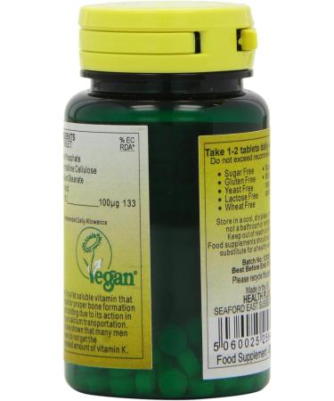 Health Plus Vitamin K2 100g Joint and Bone Health Supplement - 60 Tablets - Buy Online on GoSupps.com