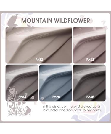 ROSALIND UV Nail Polish Shellac Set 5 Colours Gel Nail Polish Set Grey Nail Polish Mini UV Lamp for Nails Gel Nail Polish Set 04 - Buy Online on GoSupps.com