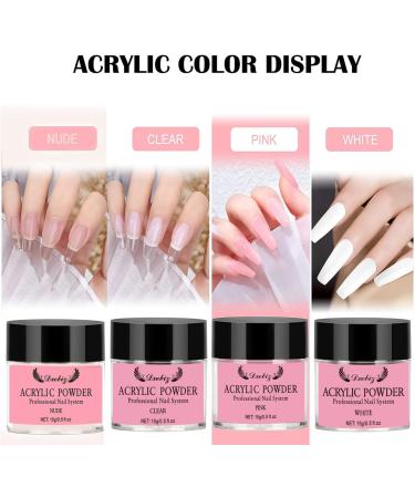 Acrylic Powder and Liquid Set for Beginners Acrylic Nail kit Acrylic Powder Set Nails Kit Acrylic Set with Top Coat and Glue Nail Tip for Nail Extension Carving at Home (Set C) - Buy Online on GoSupps.com