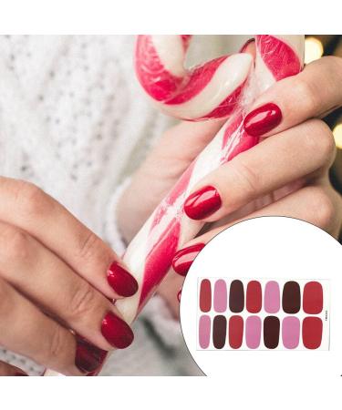 dijiusidy Nail Art Stickers Self-Adhesive Fingernail Decal with Strap Glue DIY Art Decor Full Cover Manicure Kits for Women Girls YMX205 - Buy Online on GoSupps.com