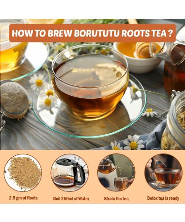Borututu Root - Herbal Liver Detox Supplements - 100% Natural Liver Health Supplement Premium 100g Package for Liver Cleanse and Overall Wellness - Boost Digestion Circulation and Immunity - Buy Online on GoSupps.com