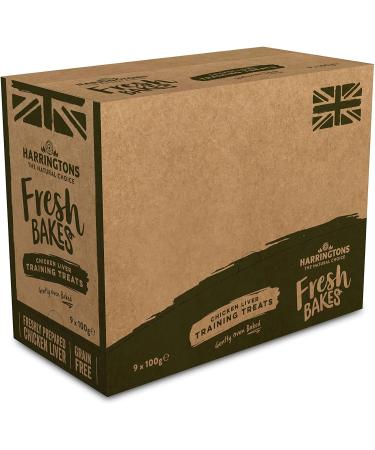Harringtons Fresh Bakes Grain Free Chicken Liver Training Dog Treats 100g (Pack of 9) - Gently Oven Baked Training Treats 900 g (Pack of 1) - Buy Online on GoSupps.com