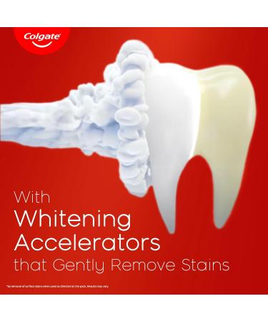 Colgate Visible White Toothpaste (50g) Teeth Whitening Starts in 1 Week Safe on Enamel Stain Removal and Minty Flavour for Fresh Breath - Buy Online on GoSupps.com