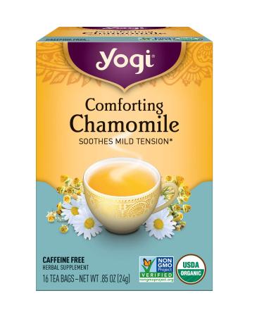 Yogi Tea Comforting Chamomile Caffeine Free 16 Tea Bags .85 oz (24 g)