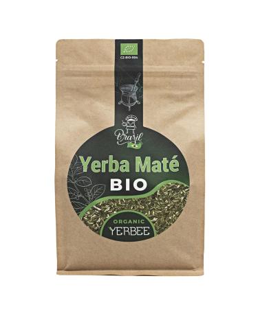 YERBEE Yerba Mate Tea Organic (500 g) | Ripened Air Dried Smokeless Dust-Free | Brazilian Green Yerba Mat Organic with Fine Leaves