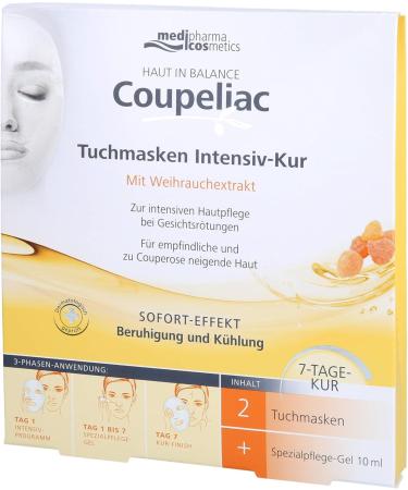 Dr. Theiss Naturwaren Skin in Balance Coupeliac Sheet Masks | Intensive Treatment Set for Clear Radiant Skin - International Shipping Available - Buy Online on GoSupps.com