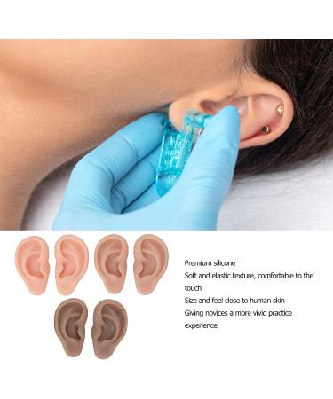 3 Pairs Silicone Ear Model Soft Flexible Ears 3 Colors Artificial Reusable for Practice Ear Model Simulation Display Props Teaching Tools Flexible Model for Rubber Ear for Teaching Instructions - Buy Online on GoSupps.com