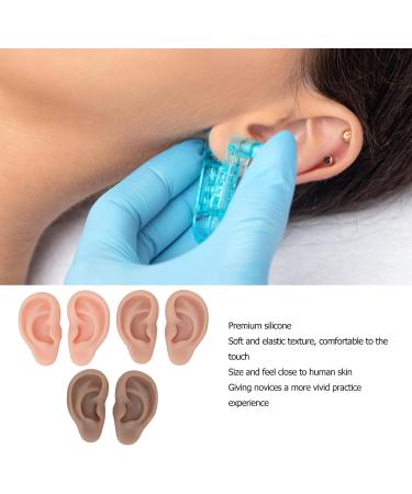 Artificial Ear Model Set - 3 Pairs Soft Human Ear Models in 3 Colors for Easy Home Use - Buy Online on GoSupps.com
