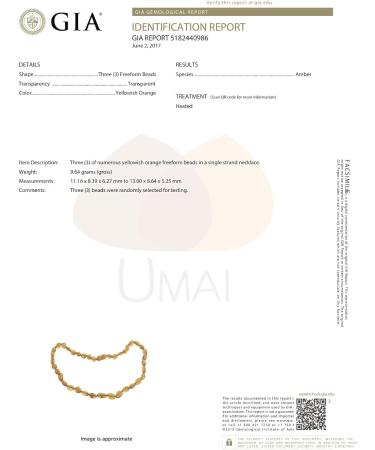 Pregnancy Amber Bracelet 7 inch by Umai - Natural Relief for Indigestion, Heartburn, Stress, and Anxiety - Buy Online on GoSupps.com