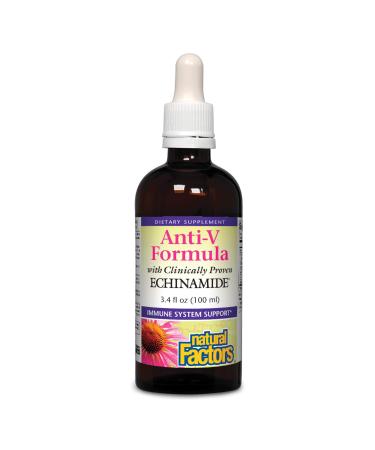 Natural Factors Anti-V Formula with Clinically Proven Echinamide 3.4 fl oz (100 ml)