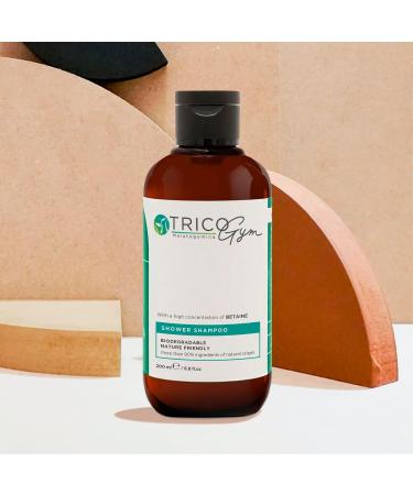  Tricogym Melatogymina Tricogym Biodegradable Nature Friendly 2-in-1 Shower/Shampoo 200 ml - Patented formula with melatogymine natural ingredients paraben-free SLS/SLES-free - 100% recyclable packaging - Buy Online on GoSupps.com