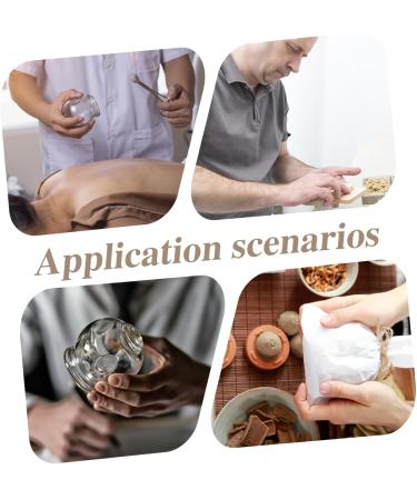 Lurrose 10st AI Cake Moxibustion Pads - Natural Chinese Moxi Stick Patches for Acupuncture | Moxa Care 4.5x4.5cm - Buy Online on GoSupps.com