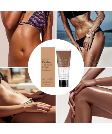 Tanning accelerator 100 g natural tanning accelerator cream hydration beauty bronzer tanner for outdoor activity sunlight vacation - Buy Online on GoSupps.com