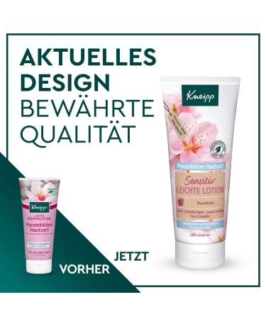 Kneipp Sensitive Light Lotion Almond Blossom - Soothing 200ml for All Skin Types | Hydrating Skin Care - Buy Online on GoSupps.com