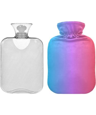 Blue-Red Gradient Heat Bottle | 1L Hot Water Bottle for Pain Relief | Ideal for Women Girls & Children - Buy Online on GoSupps.com