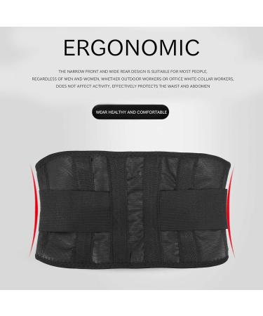 Warm Adjustable Tourmaline Self-Heating Magnetic Therapy Back Support Belt - Lumbar Spine Massage & Healthcare - Buy Online on GoSupps.com