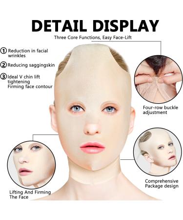 Uooker Face Lift Sleeping Strap - V Line & Double Chin Reducer | Reusable, Breathable, and Adjustable Face Lifting Mask - Buy Online on GoSupps.com