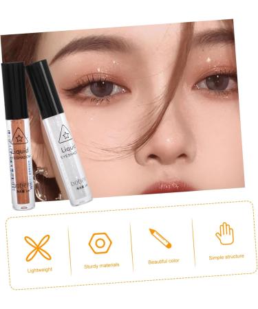 Mikinona 2pcs Eye Shadow Pencil Waterproof Eyeliner Pencil Liner Eye Liner Pencil Liquid Silver - Buy Online on GoSupps.com