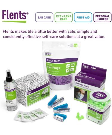 Wipe N Clear Lens Cleaning Kit by Flents - 50 Tissues (2 Packs of 25) | Best Eyeglass & Screen Cleaner for Crystal Clear Vision | International Shipping - Buy Online on GoSupps.com