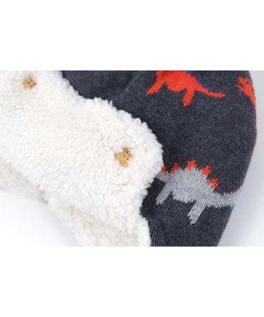 Gajaous Baby Winter Beanie Hat with Animals Earflap | Fleece Lined Warm Hat for Kids 0-12 Months - Buy Online on GoSupps.com