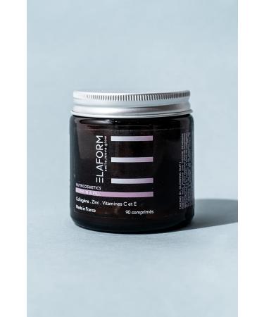 Food Supplement - Firm Skin and Skin Shine - Collagen Zinc Vitamin C & E - 120 Capsules - Made in France - Glow in a Pill - Elaform - Buy Online on GoSupps.com