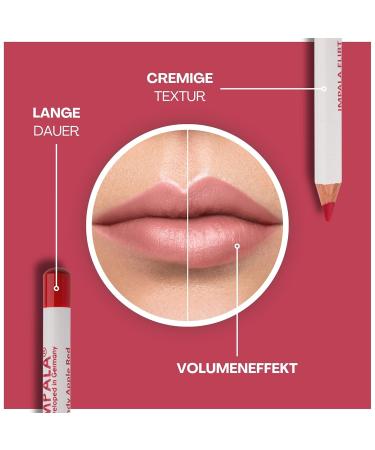 Flirt Matt Lip Liner - Long-lasting Waterproof Lip Liner in Caramel Apple Red & Candy Apple Red - Shop Internationally! - Buy Online on GoSupps.com